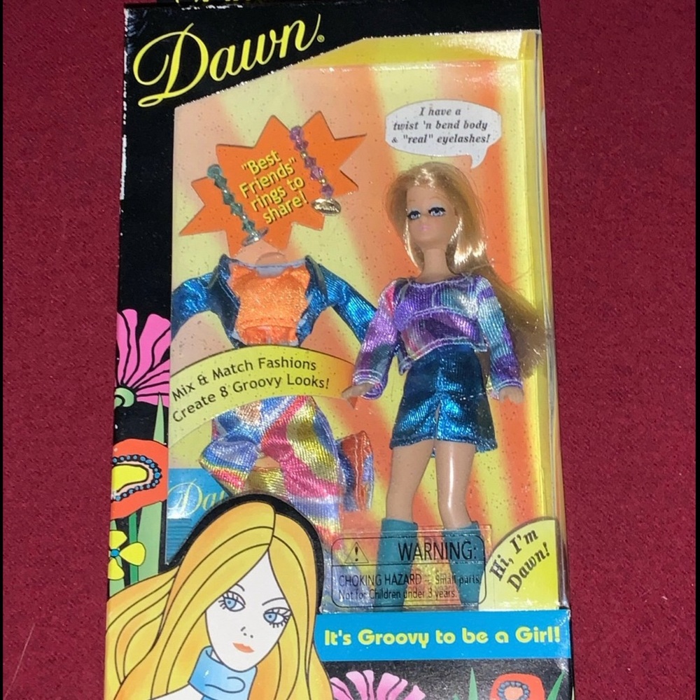 2001 Checkerboard Toys Fab Fashion Fun The Original Dawn Doll NRFB.